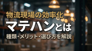 マテハンとは？意味や種類、物流現場の効率化に欠かせない機器を解説